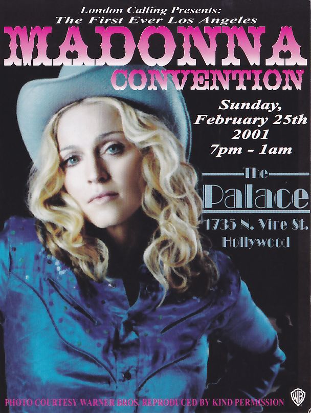 Madonna Convention Sunday Febr.25th 2001